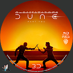 Dune: Part Two 3D (2024)1500 x 1500Blu-ray Disc Label by BajeeZa