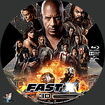 Fast X 3D (2023)1500 x 1500Blu-ray Disc Label by BajeeZa