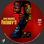Five Nights at Freddy's 2 (2025)1500 x 1500DVD Disc Label by BajeeZa