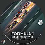 Formula 1: Drive to Survive - Season 8 (2019)1500 x 1500UHD Disc Label by BajeeZa