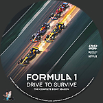 Formula 1: Drive to Survive - Season 8 (2019)1500 x 1500DVD Disc Label by BajeeZa