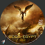 Gods of Egypt 3D (2016)1500 x 1500Blu-ray Disc Label by BajeeZa