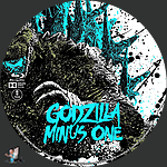Godzilla Minus One (2023) 1500 x 1500Blu-ray Disc Label by BajeeZa
