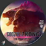 Godzilla x Kong: The New Empire (2024)1500 x 1500UHD Disc Label by BajeeZa