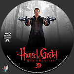 Hansel & Gretel: Witch Hunters 3D (2013)1500 x 1500Blu-ray Disc Label by BajeeZa