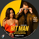 Hit Man (2024)1500 x 1500UHD Disc Label by BajeeZa