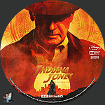Indiana Jones and the Dial of Destiny (2023)1500 x 1500UHD Disc Label by BajeeZa
