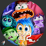 Inside Out 2 (2024)1500 x 1500Blu-ray Disc Label by BajeeZa