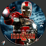 Iron Man 2 (2010)1500 x 1500Blu-ray Disc Label by BajeeZa