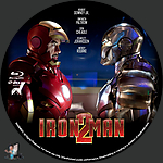 Iron Man 2 (2010)1500 x 1500Blu-ray Disc Label by BajeeZa