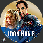 Iron Man 3 (2013)1500 x 1500Blu-ray Disc Label by BajeeZa