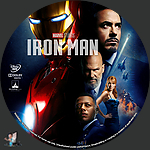 Iron Man (2008)1500 x 1500DVD Disc Label by BajeeZa