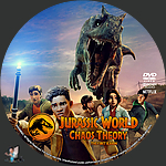 Jurassic World: Chaos Theory - First Season, The (2024)1500 x 1500DVD Disc Label by BajeeZa