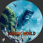 Jurassic World: Dominion (2022)1500 x 1500DVD Disc Label by BajeeZa