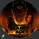 Kingdom of the Planet of the Apes (2024)1500 x 1500UHD Disc Label by BajeeZa