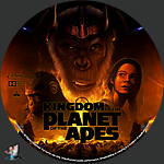 Kingdom of the Planet of the Apes (2024)1500 x 1500Blu-ray Disc Label by BajeeZa