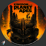 Kingdom of the Planet of the Apes (2024)1500 x 1500Blu-ray Disc Label by BajeeZa