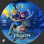 Lego Frozen Northern Lights - Season 1 (2017)1500 x 1500UHD Disc Label by BajeeZa