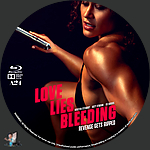 Love Lies Bleeding (2024)1500 x 1500Blu-ray Disc Label by BajeeZa