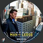 Man on a Ledge (2012)1500 x 1500UHD Disc Label by BajeeZa