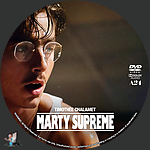 Marty Supreme (2025)1500 x 1500DVD Disc Label by BajeeZa