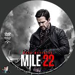 Mile 22 (2018)1500 x 1500DVD Disc Label by BajeeZa