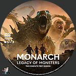 Monarch: Legacy of Monsters - Season 1 (2023)1500 x 1500DVD Disc Label by BajeeZa