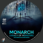 Monarch: Legacy of Monsters - Season 2 (2023)1500 x 1500DVD Disc Label by BajeeZa