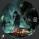 Monster Island (2025) 1500 x 1500Blu-ray Disc Label by BajeeZa