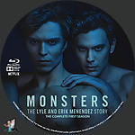 Monsters: The Lyle and Erik Menendez Story - Season 1 (2024)1500 x 1500Blu-ray Disc Label by BajeeZa