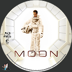 Moon (2009)1500 x 1500Blu-ray Disc Label by BajeeZa