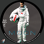 Moon (2009)1500 x 1500Blu-ray Disc Label by BajeeZa