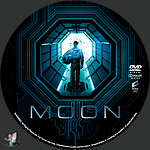 Moon (2009)1500 x 1500DVD Disc Label by BajeeZa