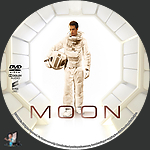 Moon (2009)1500 x 1500DVD Disc Label by BajeeZa