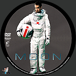 Moon (2009)1500 x 1500DVD Disc Label by BajeeZa