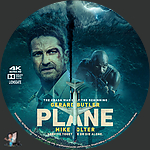 Plane (2023)1500 x 1500UHD Disc Label by BajeeZa