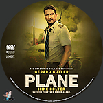 Plane (2023)1500 x 1500DVD Disc Label by BajeeZa