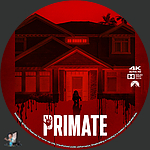 Primate (2026)1500 x 1500UHD Disc Label by BajeeZa