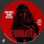 Primate (2026)1500 x 1500UHD Disc Label by BajeeZa