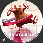 Ratatouille (2007)1500 x 1500UHD Disc Label by BajeeZa