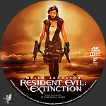 Resident Evil: Extinction (2007)1500 x 1500UHD Disc Label by BajeeZa