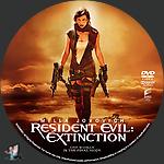 Resident Evil: Extinction (2007)1500 x 1500DVD Disc Label by BajeeZa