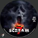 Scream 7 (2026)1500 x 1500UHD Disc Label by BajeeZa