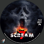 Scream 7 (2026)1500 x 1500Blu-ray Disc Label by BajeeZa