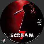 Scream 7 (2026)1500 x 1500Blu-ray Disc Label by BajeeZa