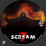 Scream 7 (2026)1500 x 1500Blu-ray Disc Label by BajeeZa