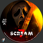 Scream 7 (2026)1500 x 1500Blu-ray Disc Label by BajeeZa