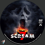 Scream 7 (2026)1500 x 1500DVD Disc Label by BajeeZa