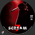 Scream 7 (2026)1500 x 1500DVD Disc Label by BajeeZa