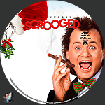 Scrooged (1988)1500 x 1500UHD Disc Label by BajeeZa